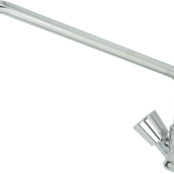 Horeca Parts - Bateria stojąca jednouchwytowa, wylewka ø 18x300 mm, wysokość 225 mm, przyłącza ø 1/2" FF, rozstaw montażowy ø 30 mm, przepływ 20 L/min, głowice w kąpieli olejowej