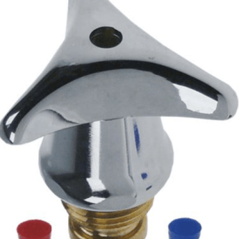 Horeca Parts - Głowica kranu gwint 3/4" H 18–26 mm z uchwytem trójkątnym, do zimnej wody, 1 szt., waga 0,279 kg