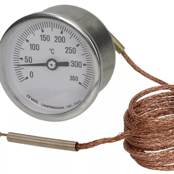 Horeca Parts - Termometr śr. mocowania 60mm temp. max 350°C od 50 do 350°C śr. czujki 6,5mm dł. czujki 28mm (5113257)