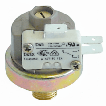 Horeca Parts - Hydrostat / Pressostat, połączenie 1-biegunowe, ø 38 mm, 250 V, przyłącze ciśnieniowe pionowe, 16 A, LF25-3512 - Bezzera (5111594)