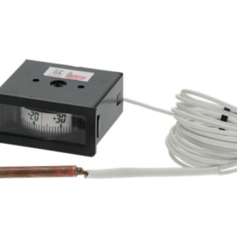 Horeca Parts - Termometr TELETHERMOMETER, zakres -40°C/+40°C, wymiary 58x25 mm, kapilara osłonięta 2500 mm, bańka plastikowa ø 6x60 mm