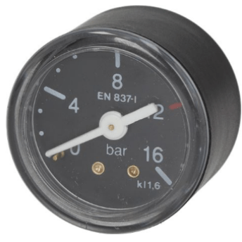 Horeca Parts - Manometr ø 42mm, zakres ciśnienia 0–16 bar, złącze 1/8", oznaczenie 12, połączenie z tyłu - Ekspres do kawy Cimbali (1245557)