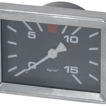 Horeca Parts - Manometr ø 52 mm, zakres ciśnienia 0 do 15 bar, przyłącze z tyłu, oznaczenie 6/7, złącze męskie 1/4" - Ekspres do kawy Marcfi-Ancas (1245576)