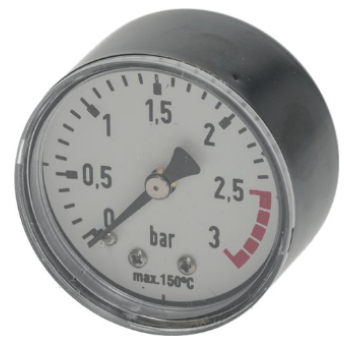 Horeca Parts - Manometr ø 51 mm zakres ciśnienia 0–3 bar złącze 1/8" oznaczenie 2,5 połączenie z tyłu - Ekspres do kawy Reneka (1245206)