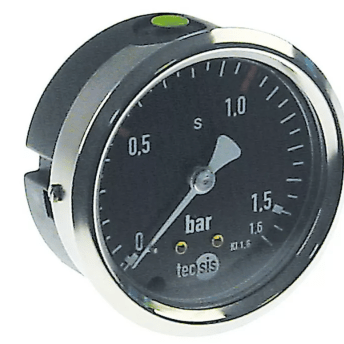 Horeca Parts - Manometr ø 63 mm, zakres ciśnienia 0–1,6 bar, gwint 1/4", oznaczenie 0,5–1 czajnik - Kocioł warzelny elektryczny Küppersbusch (5045642)