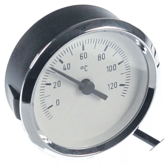 Horeca Parts - Termometr śr. mocowania 60mm temp. max 120°C od 0 do 120°C śr. czujki 8,5mm dł. czujki 15mm - Wózek gastronomiczny Rieber (3441061)