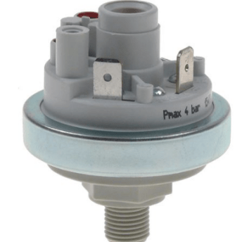 Horeca Parts - Hydrostat / Pressostat, zakres ciśnienia 200 mbar, połączenie 1/4", ø 45 mm, do systemu czyszczącego - Piec konwekcyjno-parowy elektryczny Convotherm (5108309)
