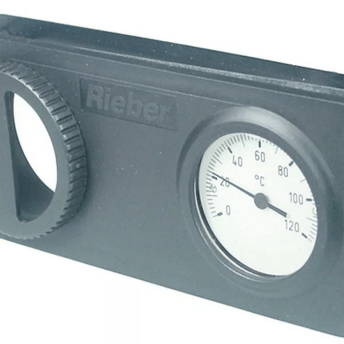 Horeca Parts - Termometr kompletny z ramką śr. mocowania 60mm od 0 do 120°C śr. czujki 8,4mm dł. czujki 40mm - Pojemnik izotermiczny Rieber (3441064)