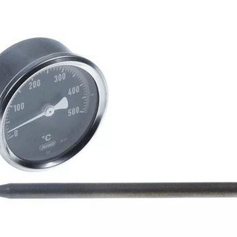 Horeca Parts - Termometr śr. mocowania 60mm od 0 do 500°C śr. czujki 8mm dł. czujki 155mm - Piec do pizzy elektryczny Oem (3441056) - zamiennik