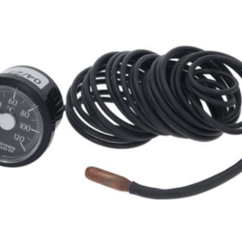 Horeca Parts - Termometr śr. mocowania 38mm temp. max 120°C od 0 do 120°C śr. czujki 6,5mm dł. czujki 25mm - Zmywarka tunelowa Aristarco (5103356)
