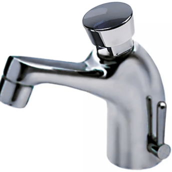 Horeca Parts - Samozamykający mieszacz kranu, gwint M10x1 IT, uchwyt ø 33 mm, H 115 mm, L 120 mm, otwór montażowy ø 33 mm - Franke