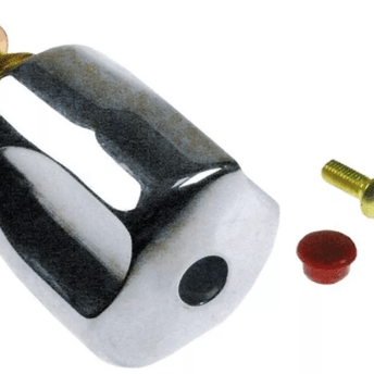 Horeca Parts - Głowica kranu gwint 1/2", H 17–24 mm, z uchwytem i uszczelką ø 17,5 mm, woda zimna/ciepła, 1 szt., waga 0,19 kg - Echtermann