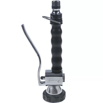Horeca Parts - Spryskiwacz 1/2" M czarny, długość 260 mm, materiał: mosiądz chromowany i tworzywo sztuczne, przepływ 16 L/min, logo GastroTop