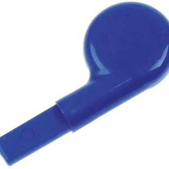 Horeca Parts - Dźwignia uchwytu 70 mm, krótka, plastikowa, niebieska, do kranu, 1 szt., waga 0,01 kg