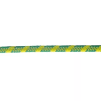 Horeca Parts - Przewód miedziany niklowany w izolacji silikonowej z włóknem szklanym, przekrój 2,5 mm², długość 10 m, kolor zielono-żółty, 300/500 V, zakres temperatur -60 do +200°C maks. 250°C