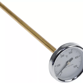 Horeca Parts - Termometr śr. 63,6mm śr. mocowania 9mm temp. max 500°C od 0 do 500°C śr. czujki 9mm dł. czujki 300mm (5112416)