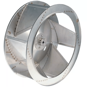 Horeca Parts - Koło wentylatora D1 ø 350mm H1 135mm łopatki 6 D2 ø 10mm D3 ø 10mm H2 37,5mm - Piec konwekcyjny Zanussi (3240738)