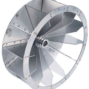 Horeca Parts - Koło wentylatora D1 ø 300mm H1 100mm łopatki 12 D2 ø 19,5mm D3 ø 23mm H2 46mm (5175346)