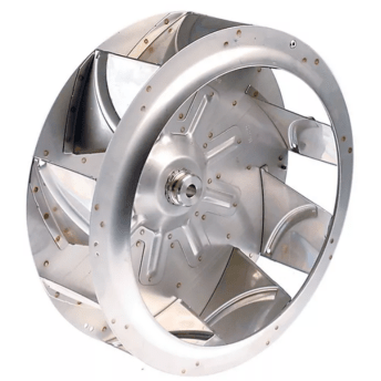 Horeca Parts - Koło wentylatora D1 ø 340 mm H1 95 mm łopatki 9 D2 ø 13 mm D3 ø 16 mm H2 37 mm - Piec konwekcyjny Rational (5044377)
