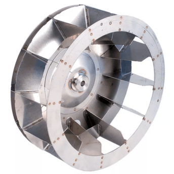 Horeca Parts - Koło wentylatora D1 ø 350 mm H1 125 mm łopatki 12 D2 ø 13 mm D3 ø 16 mm H2 37 mm - Piec konwekcyjno-parowy elektryczny Rational (5014685)