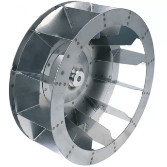 Horeca Parts - Koło wentylatora D1 ø 350 mm H1 135 mm łopatki 12 D2 ø 13 mm D3 ø 16 mm H2 45 mm - Piec konwekcyjno parowy Rational (3240757)