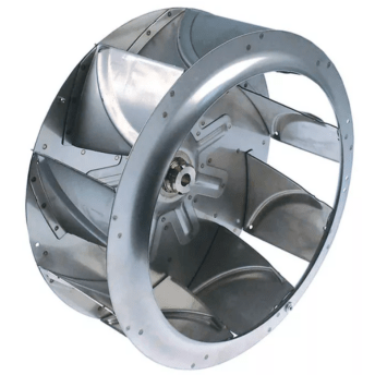 Horeca Parts - Koło wentylatora D1 ø 340 mm H1 135 mm łopatki 9 D2 ø 13 mm D3 ø 16 mm H2 38 mm - Piec konwekcyjny Rational (5037758)