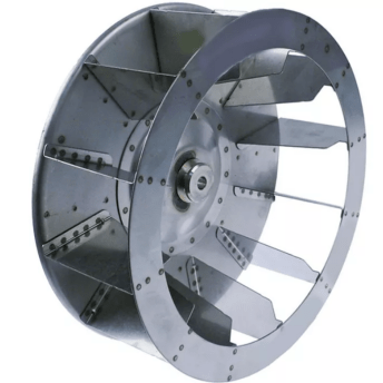 Horeca Parts - Koło wentylatora D1 ø 350 mm H1 125 mm łopatki 12 D2 ø 13 mm D3 ø 16 mm H2 15 mm - Piec konwekcyjno-parowy elektryczny Fagor (5041923)