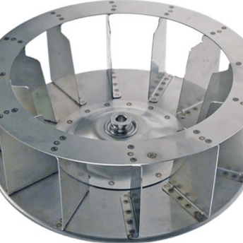 Horeca Parts - Koło wentylatora D1 ø 320mm H1 110mm łopatki 12 D2 ø 13mm D3 ø 16,4mm H2 12mm H3 18mm - Piec konwekcyjno-parowy elektryczny Retigo (5118535)