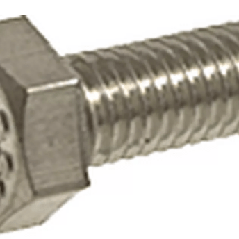 Horeca Parts - Śruba sześciokątna DIN 933 / ISO 4017, M5, stal nierdzewna, klucz 8 mm, długość gwintu 10 mm, 1 szt., waga 0,040 kg - Fagor