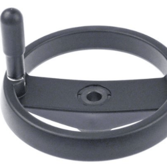 Horeca Parts - Koło ręczne L1 – 22 mm, L2 – 50 mm, ø 160 mm, D1 – ø 40 mm, otwór – ø 16 mm, z uchytną rączką, długość rączki 75 mm (5121230)