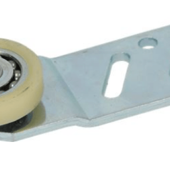 Horeca Parts - Rolka, ø 25 mm, 6 mm ZCS/nylon, wys. 15 mm, dł. 65 mm, rozstaw montażowy 40/50 mm, z uchwytem - T&s (3346146)