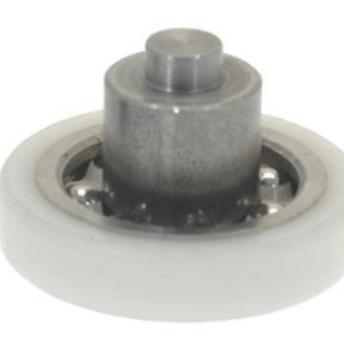 Horeca Parts - Rolka, ø 28 mm, 6 mm, całkowita szer. 17 mm, plastikowa, A 28 mm, B 6 mm, C 14 mm, D 5,8 mm, E 12 mm, do szuflady - Colged (3063902)