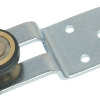 Horeca Parts - Rolka, ø 22 mm, 6 mm, wys. 12 mm, dł. 64 mm, rozstaw montażowy 38/50 mm, z uchwytem - Stół grzewczy Whirlpool-Indesit (3063026)