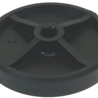 Horeca Parts - Rolka ø 42 mm, czarna, plastikowa - Podgrzewacz naczyń Rieber (3250117)