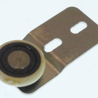 Horeca Parts - Rolka, ø 28 mm, B1 6 mm, z uchwytem, CNS/Nylon, pozycja montażowa górna, łożysko ślizgowe - Mbm (5121238)