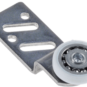 Horeca Parts - Rolka, ø 25 mm, 6 mm, SS/Nylon, wys. 13 mm, dł. 68 mm, rozstaw montażowy 40/50 mm, z uchwytem (5180231)