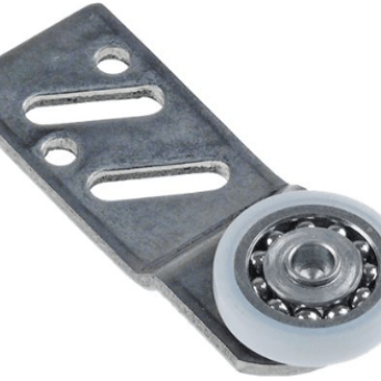 Horeca Parts - Rolka, ø 25 mm, 6 mm, CNS/CNS, wys. 12 mm, dł. 68 mm, rozstaw montażowy 40/50 mm, z uchwytem (5136217)