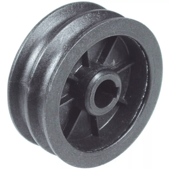 Horeca Parts - Krążek koła pasowego śr. 76mm śr. wlotu wału 14mm gł. rowków 6mm plastik - Mikser do ciasta na pizze Pizza Group (5032905)