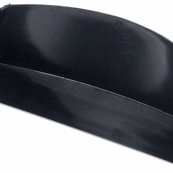 Horeca Parts - Czarny uchwyt wpuszczany do witryny chłodniczej, 130×50×35 mm, rozstaw montażowy 106/120 mm, plastik, 0,02 kg