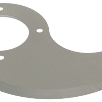 Horeca Parts - Nóż, pozycja montażowa dolna, dł. 112 mm, osadzenie ø 42 mm, odległość montażowa 58 mm, 4 otwory, otwór ø 4,4 mm - Krajalnica Sirman (9710019)