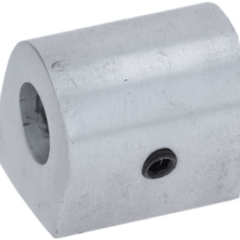 Horeca Parts - Wspornik z gwintem M5, dł. 25 mm, śr. wew. ø 10 mm, grubość 20 mm, 220-250 - Krajalnica Sirman (5174190)