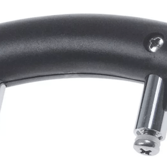 Horeca Parts - Czarny uchwyt do pojemnika L 107 mm, W 46 mm, H 20 mm, Ø 20 mm, rozstaw montażowy 60 mm - Bartscher