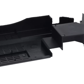 Horeca Parts - Blacha podłogowa, tworzywo sztuczne, do krajalnicy RGV LUSSO 25 GL, wymiary 409×174 mm, waga 0,260 kg
