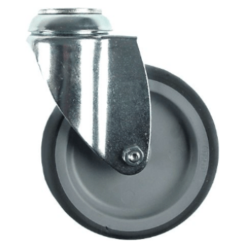 Horeca Parts - Kółko obrotowe z otworem pod śrubę, wys. 157 mm, otwór ø 11 mm, zakres temperatur od -20 do +60°C, koło ø 125 mm, szer. 32 mm (5113546)