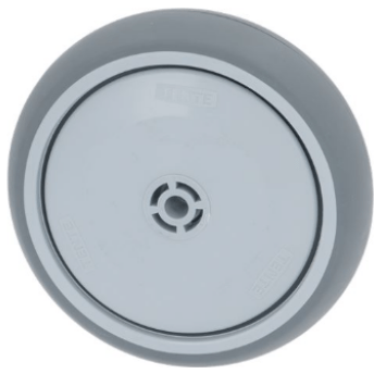 Horeca Parts - Koło, otwór ø 8 mm, temperatura -20 do +60 °C, ø 125 mm, szerokość koła 32 mm, korpus koła polipropylen (5120000)