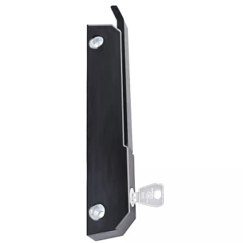Horeca Parts - Uchwyt zatrzaskowy L 185 mm, rozstaw montażowy 150 mm, wersja z blokadą, do urządzeń chłodniczych 6188, W 23,5 mm, korpus plastikowy, uchwyt metalowy, długość całkowita 205 mm, waga 0,4 kg