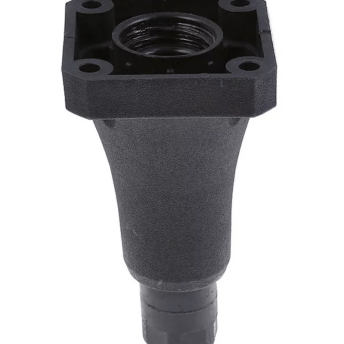 Horeca Parts - Nóżka, rozmiar płyty 95x95 mm, rozstaw otworów 70x70 mm, wysokość regulowana 155–210 mm, plastikowa - Roller Grill