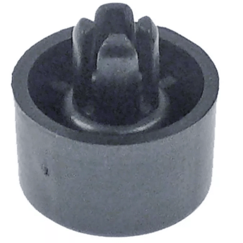 Horeca Parts - Nóżka chromowana Ø30 mm, wys. 102–140 mm, gwint 3/8" NPT, rozmiar 1 1/4", stal