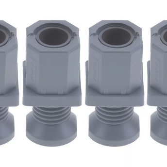Horeca Parts - Zestaw nóżek,  wysokość 19–55 mm, grubość ścianki 1–1,5 mm, do profilu 35x35, 4 szt.