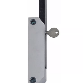 Horeca Parts - Uchwyt zatrzaskowy 137 mm, rozstaw 118 mm, cynkowy, z zamkiem, do chłodziarek - StuV